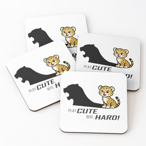 Item preview, Play Cute. Bite Hard! designed and sold by Remake Design Lab.