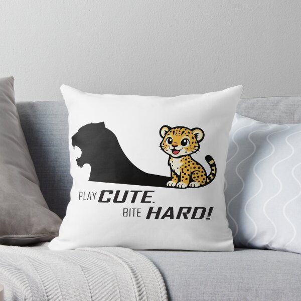 Item preview, Play Cute. Bite Hard! designed and sold by Remake Design Lab.
