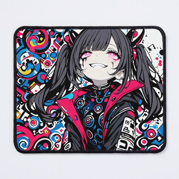 Item preview, NEON: Rebellious Cyberpop Sprawl Grin | Cute Cyberpunk Anime Girl designed and sold by Sytrics.
