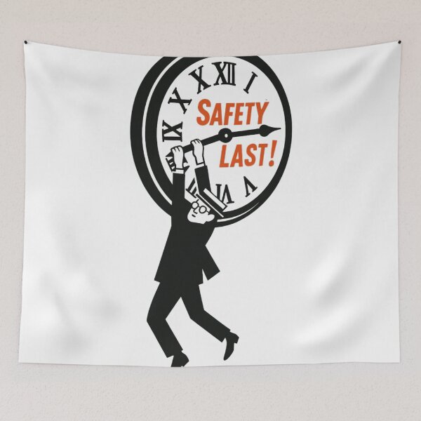 Item preview, Safety Last Minimalist Classic Film Art designed and sold by Retr0Tshirts.