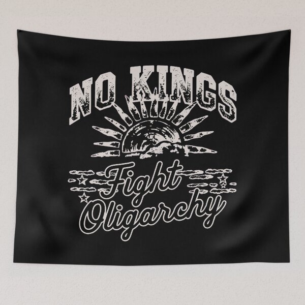 Item preview, No Kings Fight Oligarchy designed and sold by SignumShop.