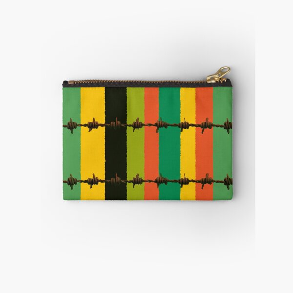 Item preview, Barbed Wire Rasta Stripe Pattern designed and sold by bubblegoth.