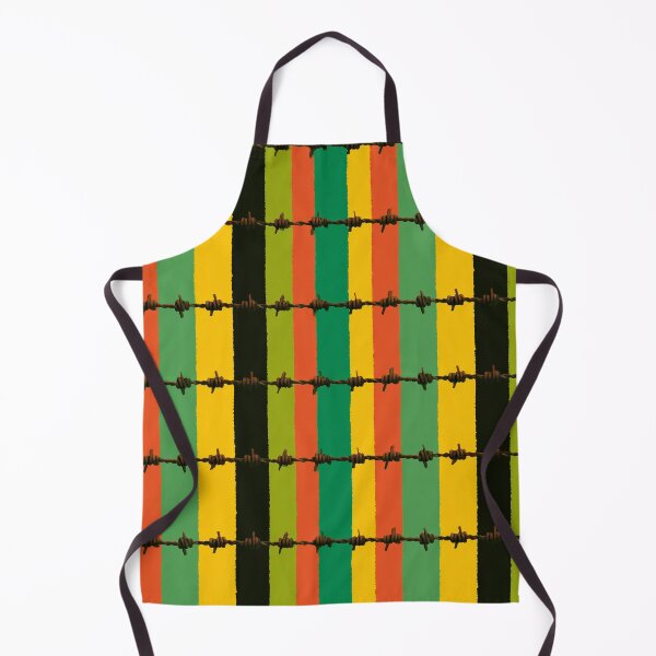 Item preview, Barbed Wire Rasta Stripe Pattern designed and sold by bubblegoth.