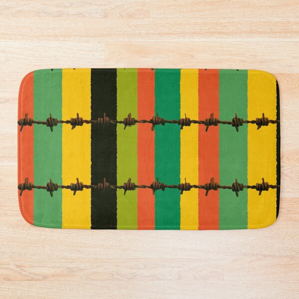 Item preview, Barbed Wire Rasta Stripe Pattern designed and sold by bubblegoth.