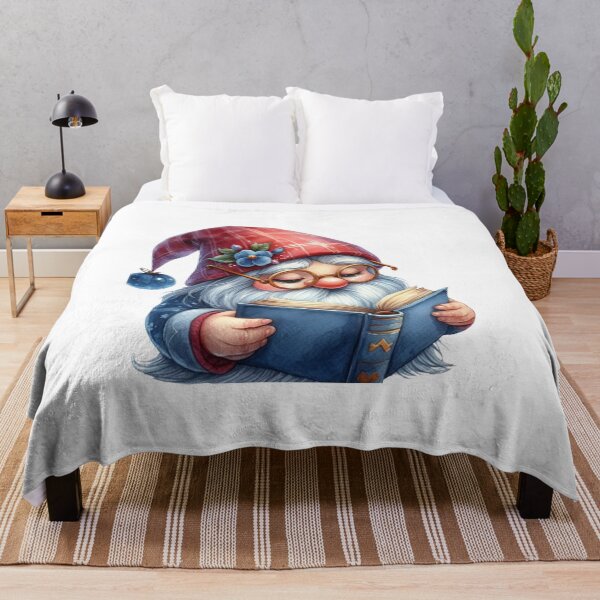 Item preview, Christmas Gnome Reading a Book designed and sold by KrisGraphic45.