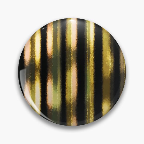 Item preview, Black Gold Painterly Vertical Stripes designed and sold by bubblegoth.