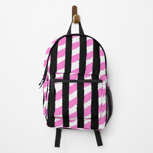 Artikelvorschau, Rosa diagonale Streifen hinter Gittern entworfen und verkauft von bubblegoth.