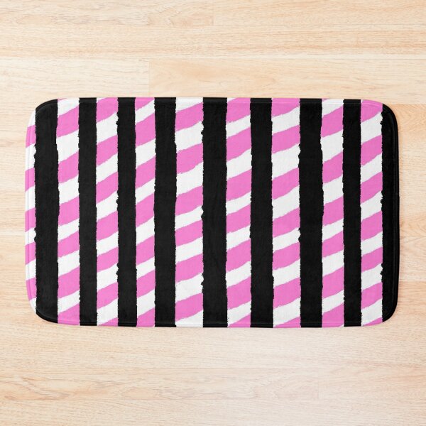 Item preview, Pink Diagonal Stripes Behind Bars designed and sold by bubblegoth.