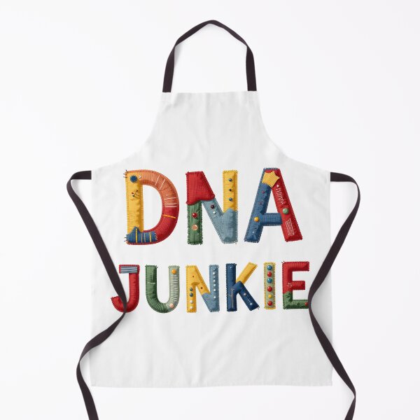 Item preview, DNA JUNKIE - IN COLORFUL FAUX LETTERING designed and sold by AlexOBrienArt.