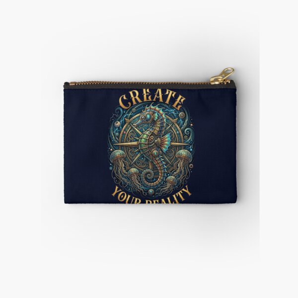 Item preview, Create Your Reality – Steampunk Seahorse Emblem Design designed and sold by Dogandesighn.