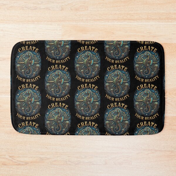 Item preview, Create Your Reality – Steampunk Seahorse Emblem Design designed and sold by Dogandesighn.