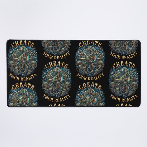 Item preview, Create Your Reality – Steampunk Seahorse Emblem Design designed and sold by Dogandesighn.