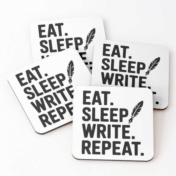 Item preview, Eat. Sleep. Write. Repeat. designed and sold by Frank Ring.
