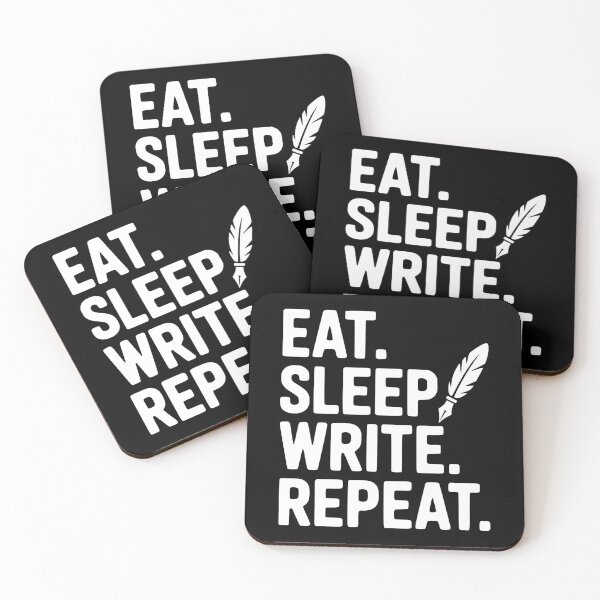 Item preview, Eat. Sleep. Write. Repeat. designed and sold by Frank Ring.