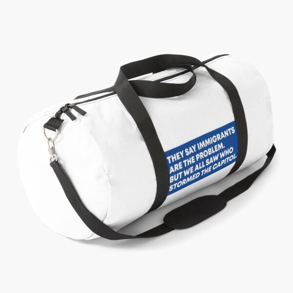 Item preview, They Say Immigrants Are the Problem but We All Saw Who Stormed the Capitol - Activism designed and sold by PixVib.