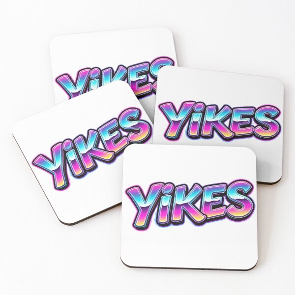 Item preview, YIKES - 80's vibe designed and sold by Inappropriate Ink.