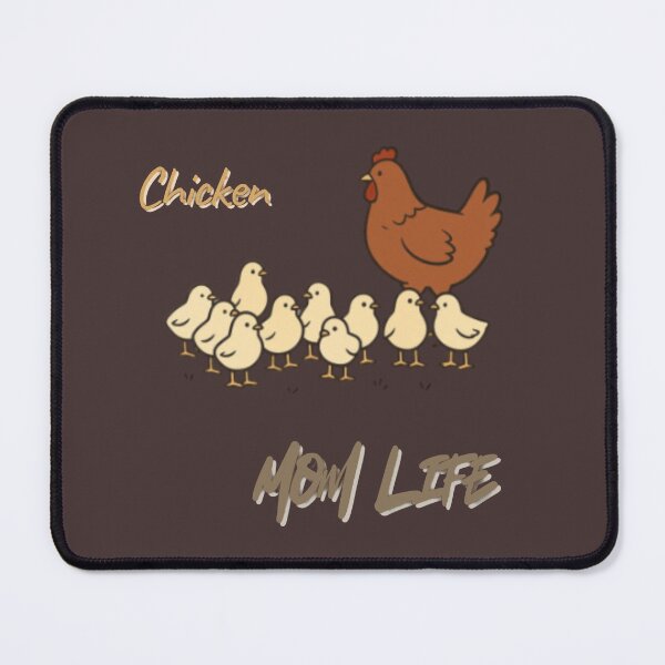 Item preview, Chicken Mom Life – Cute Hen and Chicks Illustration designed and sold by PrintofAngel.