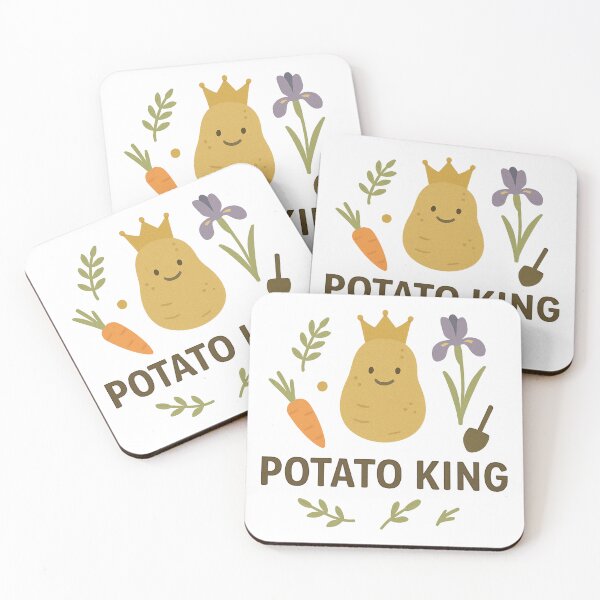 Item preview, The Spudfather – King of the Garden | Food Humor Potato designed and sold by VeroChaos.
