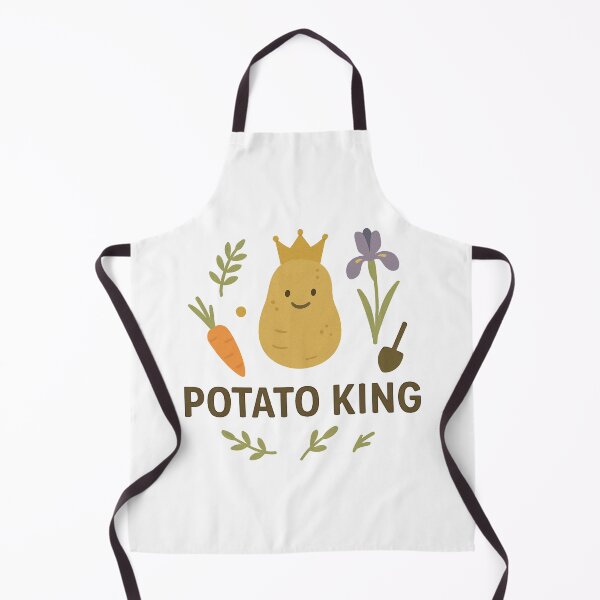 Item preview, The Spudfather – King of the Garden | Food Humor Potato designed and sold by VeroChaos.