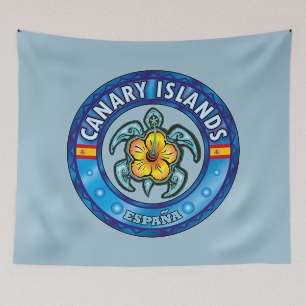 Item preview, Canary Islands sea turtle hibiscus designed and sold by studioss76.