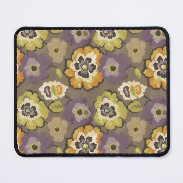 Item preview, Muted Retro Floral Taupe Pattern designed and sold by bubblegoth.