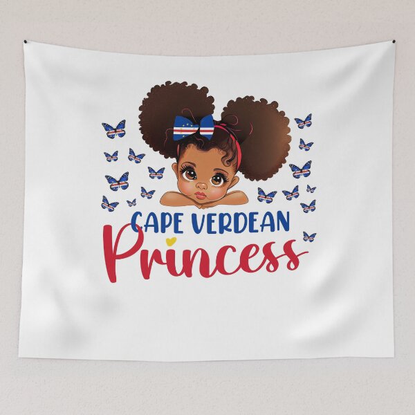 Item preview, Cape Verdean Princess Cape Verde for Black Girls Kids designed and sold by NUMAcreations.
