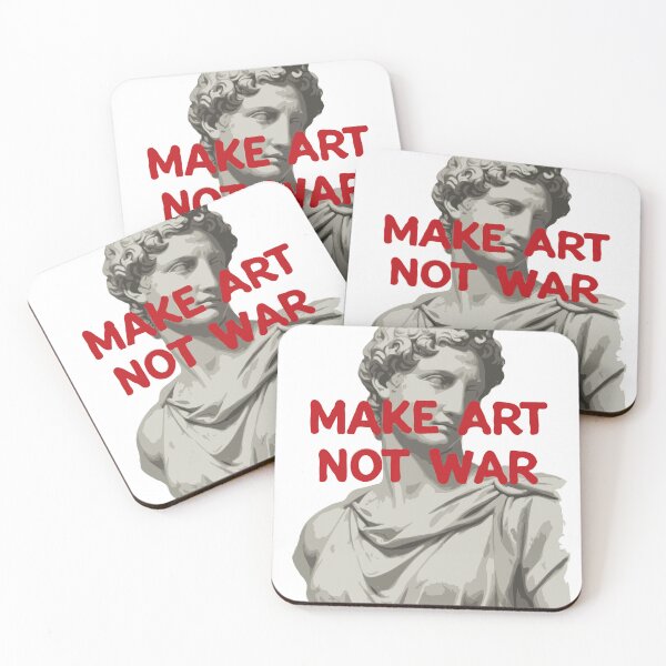 Item preview, make art not war designed and sold by Sinopearche.