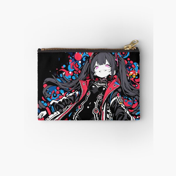 Item preview, NEON: Sassy Cyberpop Zero-G Float | Cute Cyberpunk Anime Girl designed and sold by Sytrics.