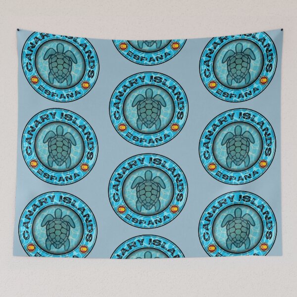 Item preview, Canary Islands sea turtle vintage designed and sold by studioss76.