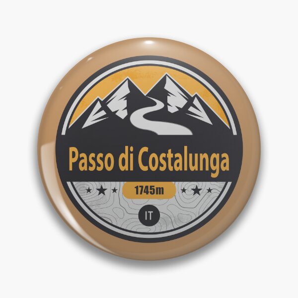 Item preview, Costalunga Pass Dolomites Road Badge designed and sold by CynthiaGraphics.