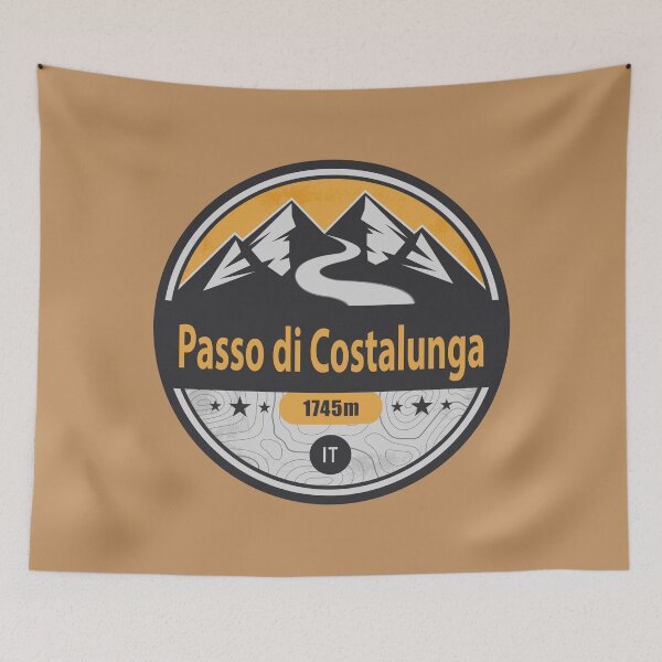 Item preview, Costalunga Pass Dolomites Road Badge designed and sold by CynthiaGraphics.