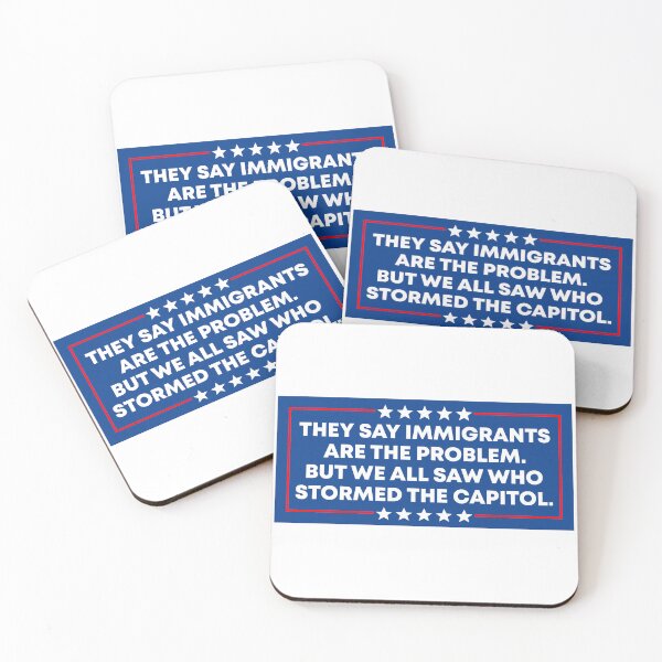 Item preview, They Say Immigrants Are the Problem - Activism designed and sold by PixVib.