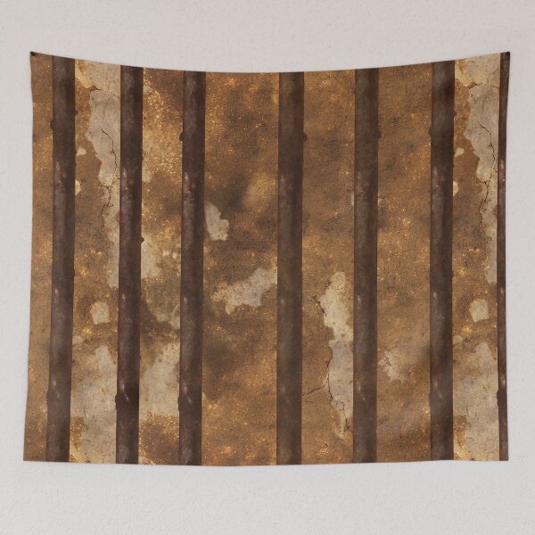 Item preview, Rusty Prison Bars Grunge Texture designed and sold by bubblegoth.