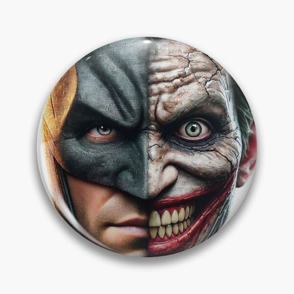 Item preview, Bad Joke Split Face Duality Art HD designed and sold by GeekArtUniverse.