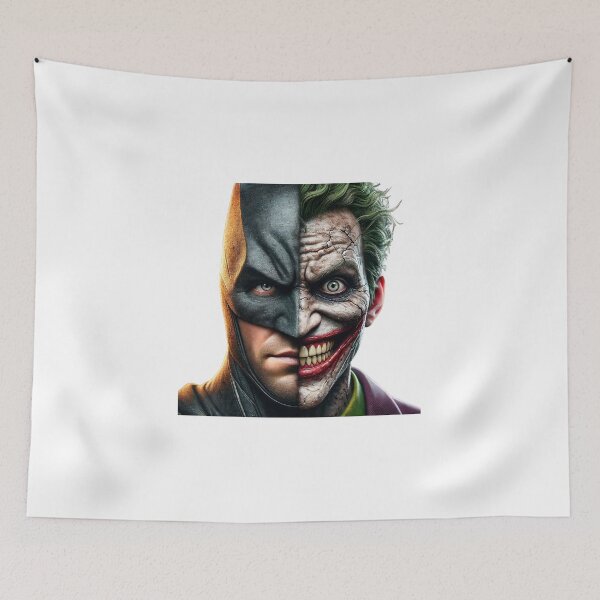 Item preview, Bad Joke Split Face Duality Art HD designed and sold by GeekArtUniverse.