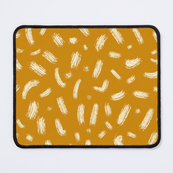Item preview, Abstract Brush Stroke Pattern Orange Yellow White designed and sold by artievarudzite.