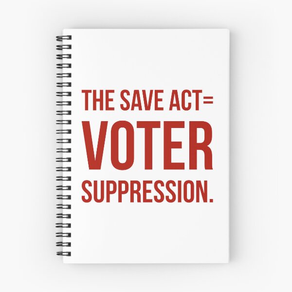 Item preview, The save act= voter suppression.  designed and sold by Rachel the Artist .