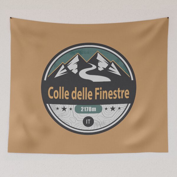 Item preview, Finestre Pass Gravel Road Badge designed and sold by CynthiaGraphics.