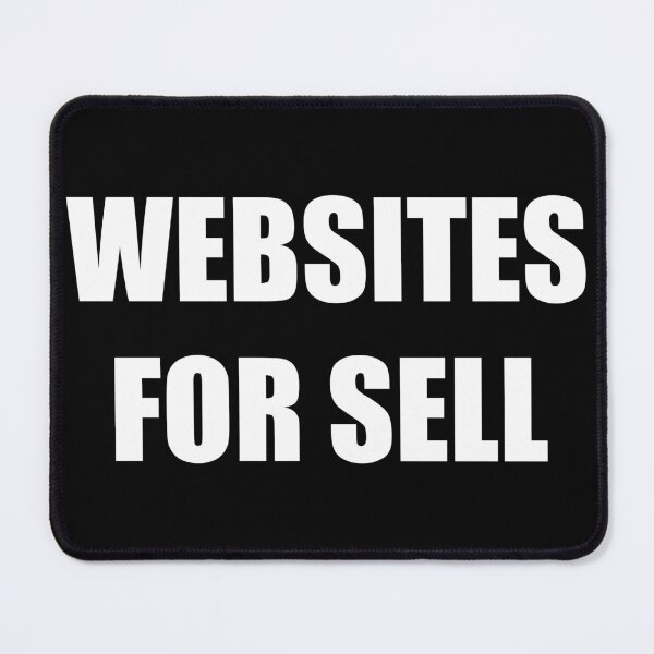 Item preview, Bold "Websites For Sell" Plural Tech Typography Design designed and sold by Vision Crafted.