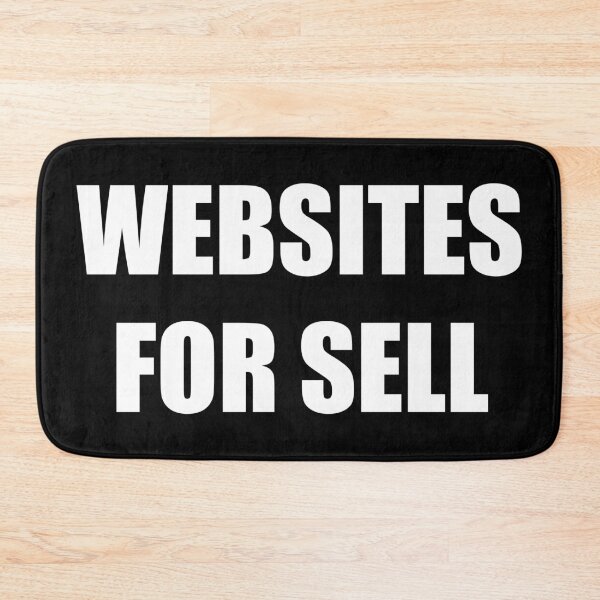 Item preview, Bold "Websites For Sell" Plural Tech Typography Design designed and sold by Vision Crafted.