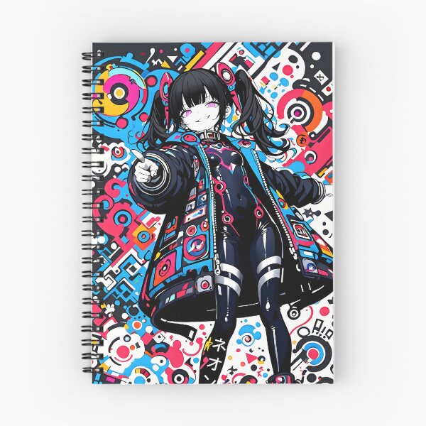 Item preview, NEON: Sassy Cyberpop Command Point  | Cute Cyberpunk Anime Girl designed and sold by Sytrics.