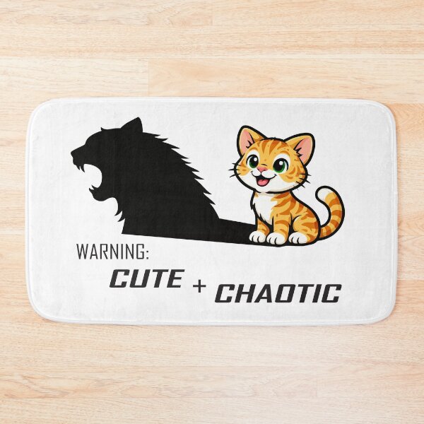 Item preview, Warning: Cute + Chaotic designed and sold by Remake Design Lab.