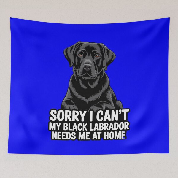 Artikelvorschau, Hundebesitzer-Design: Tut mir leid, ich kann nicht. Mein schwarzer Labrador. Ich zu Hause. entworfen und verkauft von fantasticdesign.