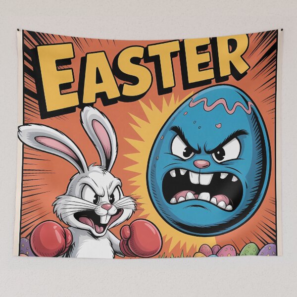Item preview, Evil Easter Bunny Boxer – Angry Easter Egg Funny Dark Design designed and sold by Art-Arcade6.