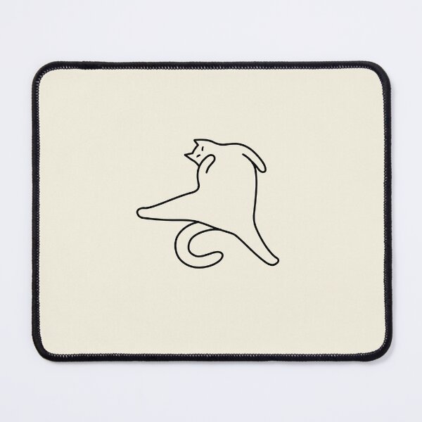 Item preview, Cute Minimal Cat Line Art | Simple Aesthetic Cat Drawing designed and sold by HMInkStudio.