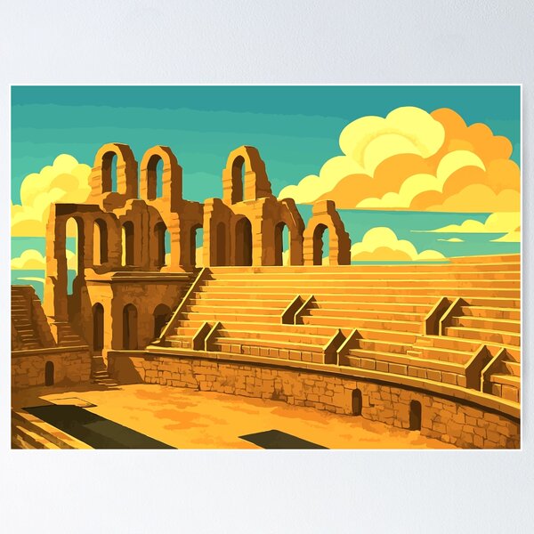 Item preview, Tunisia - El Jem Amphitheatre designed and sold by darekkocurek.