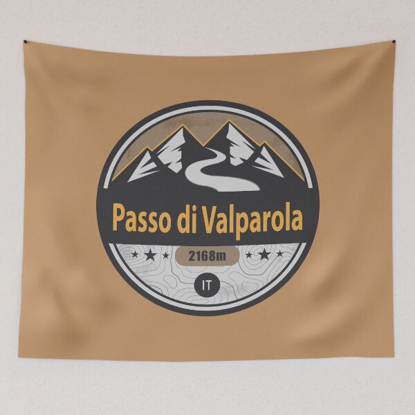Item preview, Valparola Pass Dolomites Road Badge designed and sold by CynthiaGraphics.