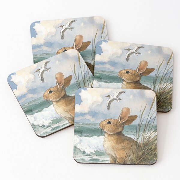 Item preview, Bunny In The Breeze – A Moment Of Quiet Freedom designed and sold by iamdesigns14.