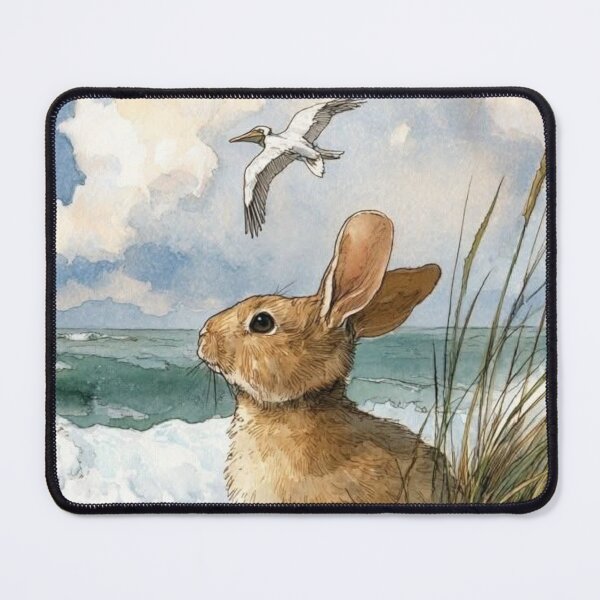 Item preview, Bunny In The Breeze – A Moment Of Quiet Freedom designed and sold by iamdesigns14.