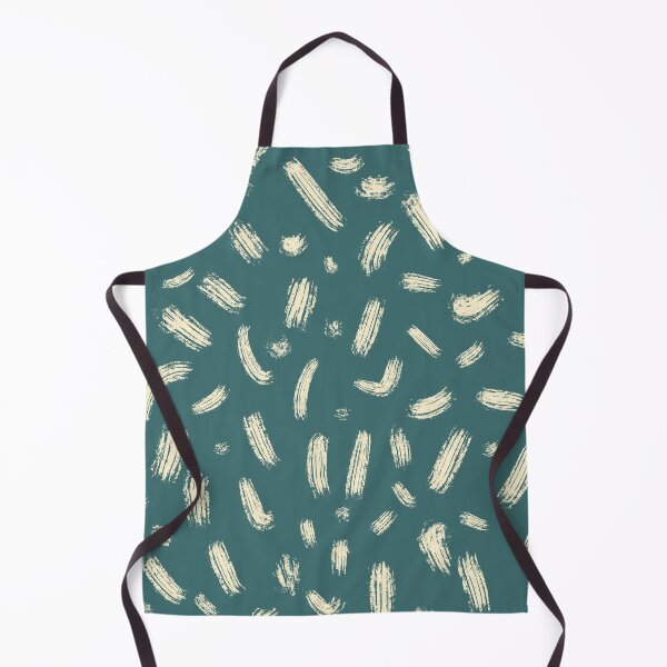 Item preview, Abstract Brush Stroke Pattern Teal Blue White designed and sold by artievarudzite.